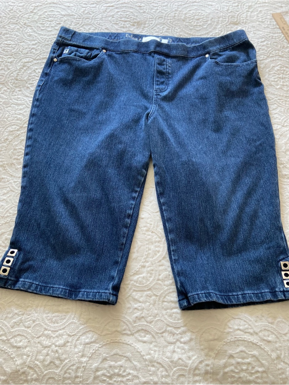 Lot of 2 Belle by Kim Gravel Flexibelle pedal pushers - Picture 5 of 12